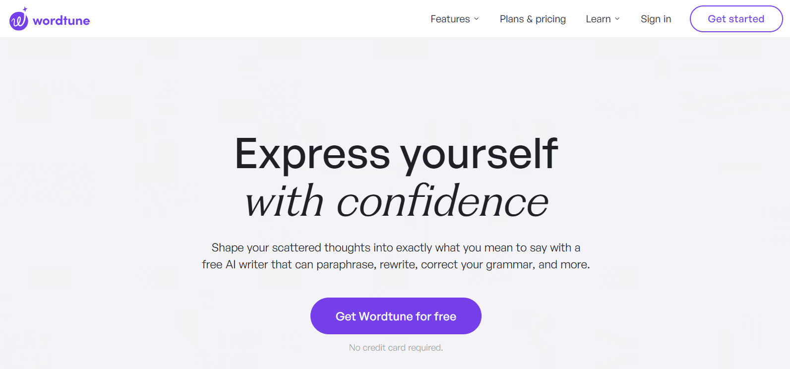Wordtune as a writing assistant