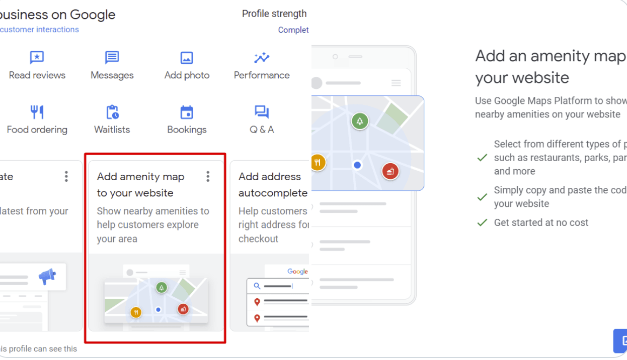 A screenshot of how this feature is located below the main icons in the New Merchant Experience.