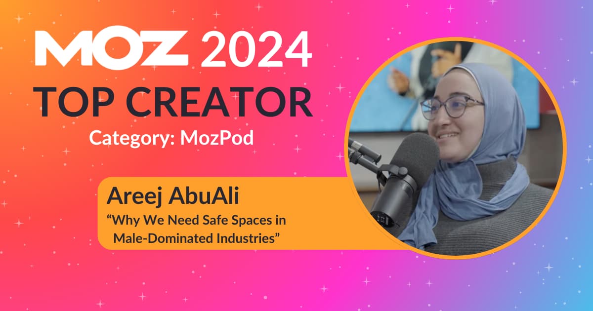 Areej AbuAli Moz Top Creator 2024