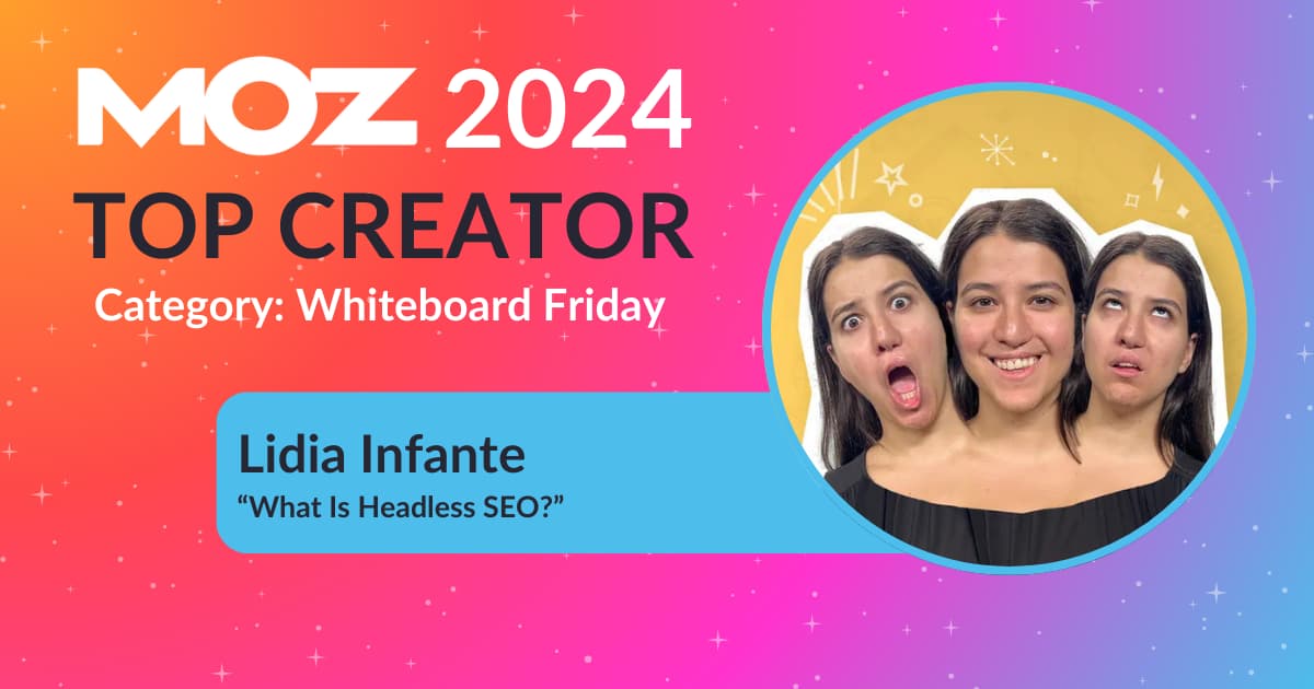 Lidia Infante Moz Top Creator 2024
