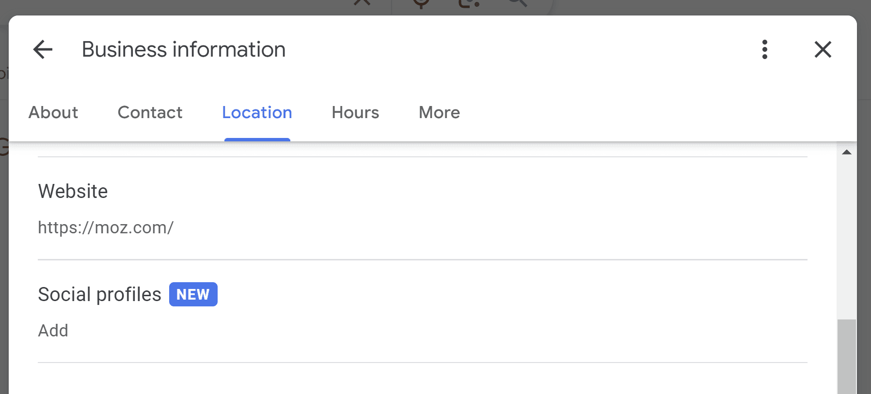 How to add your social media profiles in the NMX interface