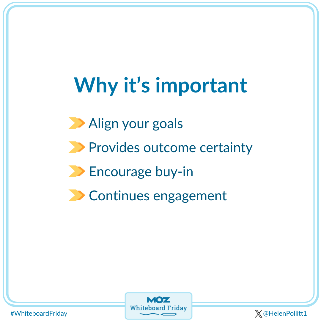 A portion of the whiteboard with reasons why this framework is important.