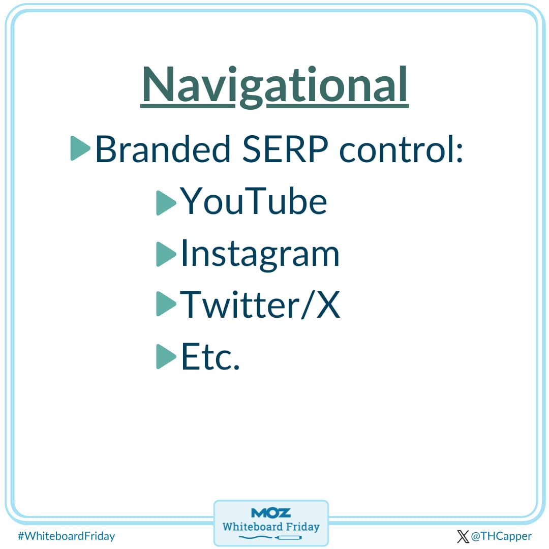 Navigational search and and the organic funnel