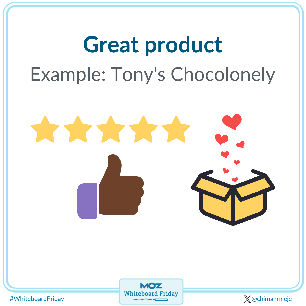 Step 1 is to have a great product.