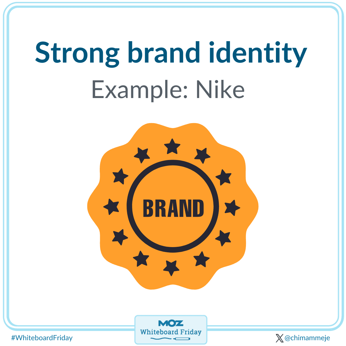 Step 3 is to have a strong brand identity.