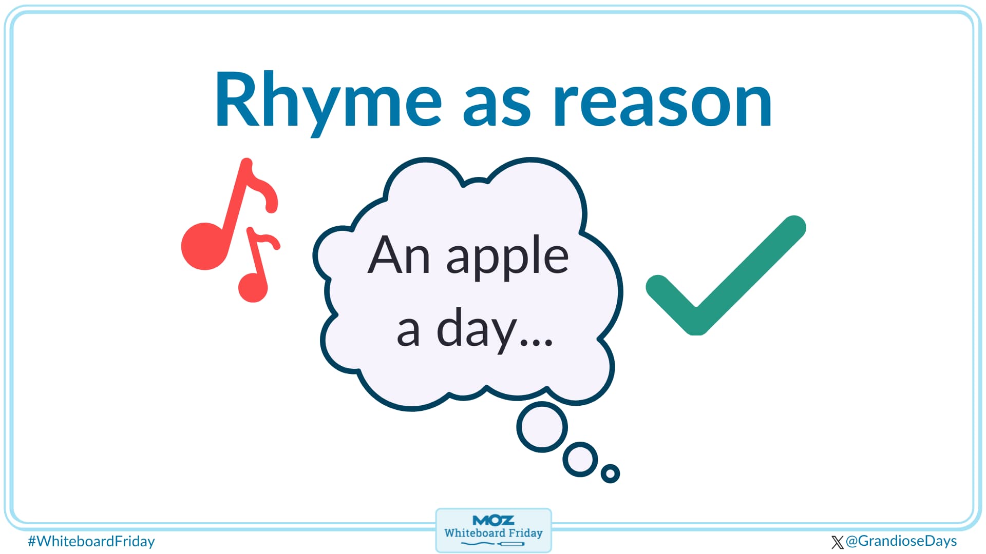 Rhyme as reason
