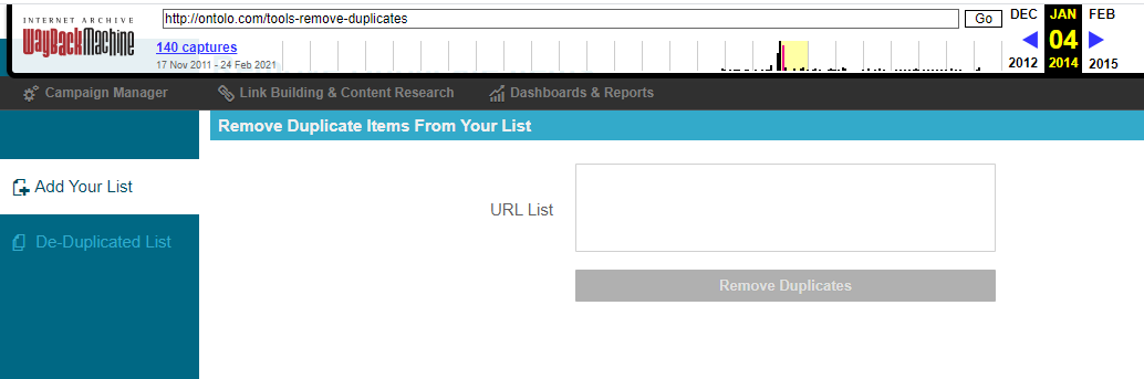 Checking what a broken link previously looked like with the Wayback Machine