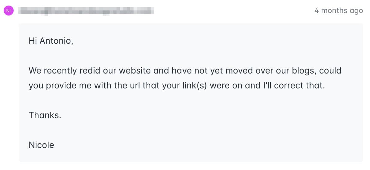 Response sample #3