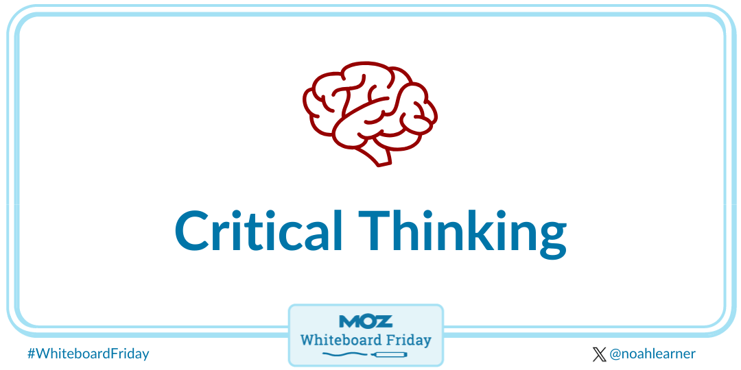 The first soft skill is critical thinking