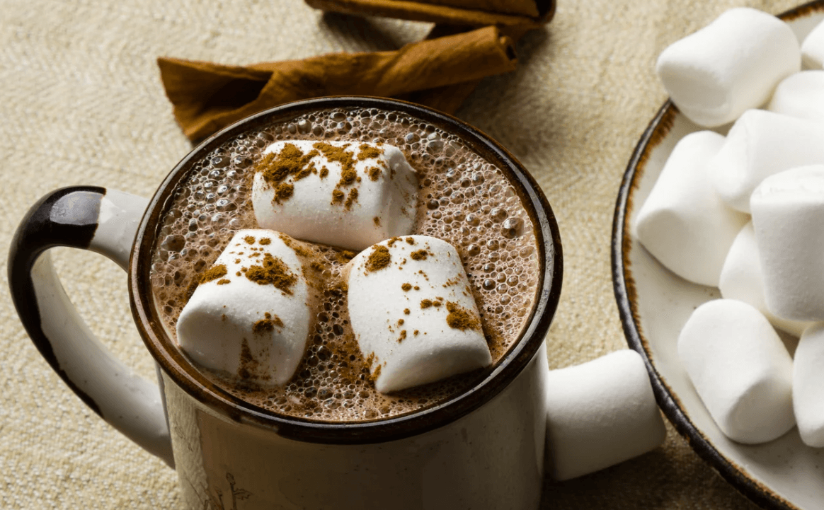 photo of a cup of cocoa in celebration of all that local business owners have accomplished in the past year