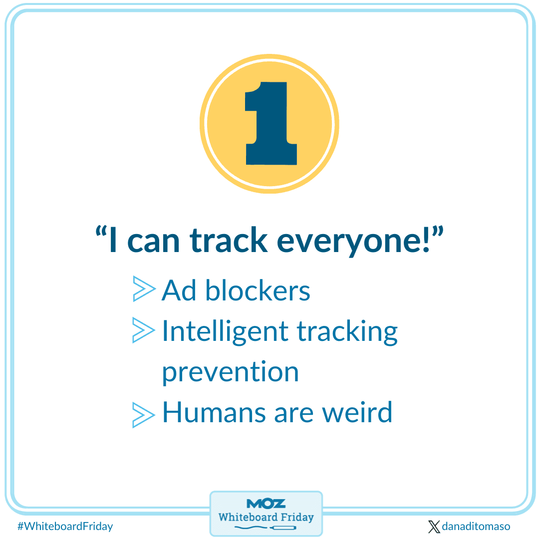 Assumption 1: I can track everyone