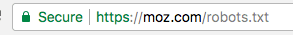 Access your robots.txt file by entering your site's homepage followed by /robots.txt - for example outdoorsrank.com/robots.txt.