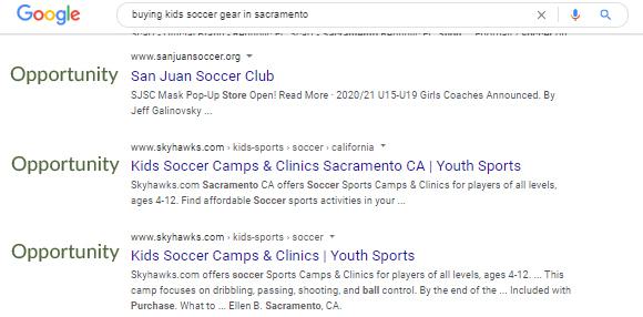 Link building opportunities.