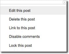 Edit this post