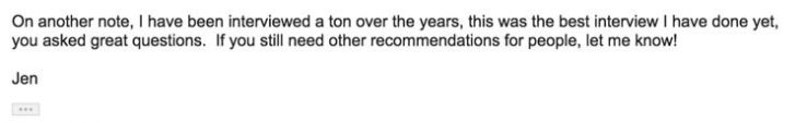 Comment from Jen Slegg.
